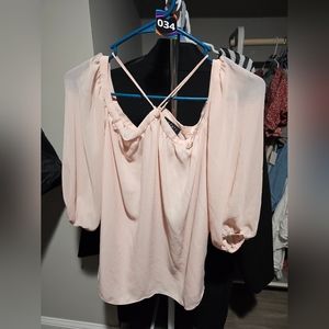 #34 State Sheer Pink Blouse